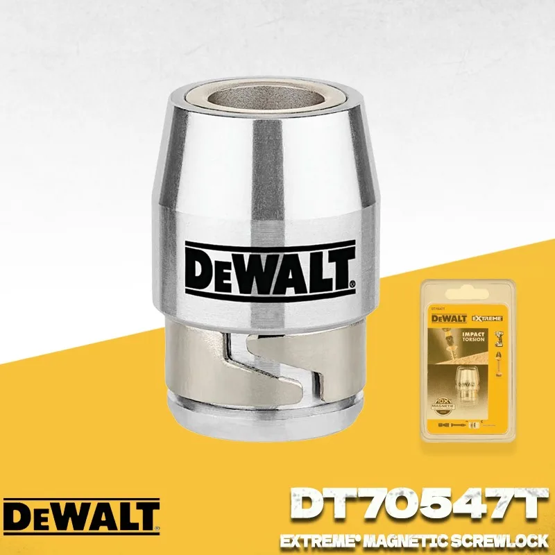 DEWALT DT70547T-QZ Aluminium Magnetic Bit Holder, Torsion Zone for Impact Drivers, Fits 50mm Torsion Bits