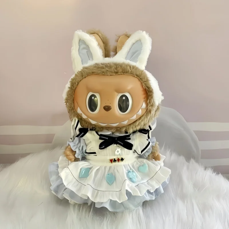 ชุดเสื้อผ้าตุ๊กตา Zimomo ขนาด 38 ซม. พร้อมเครื่องประดับ ชุดกระโปรงเจ้าหญิงโบว์สีสันสดใส หูกระต่ายสีชมพู ไม่รวมตุ๊กตา