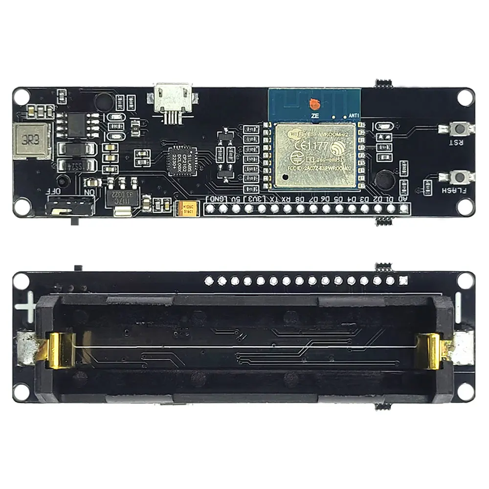 WIFI Module D1 MINI Development Board with 18650 Battery Holder Box Kit CP2102 ESP-WROOM-02 USB Micro ESP8266