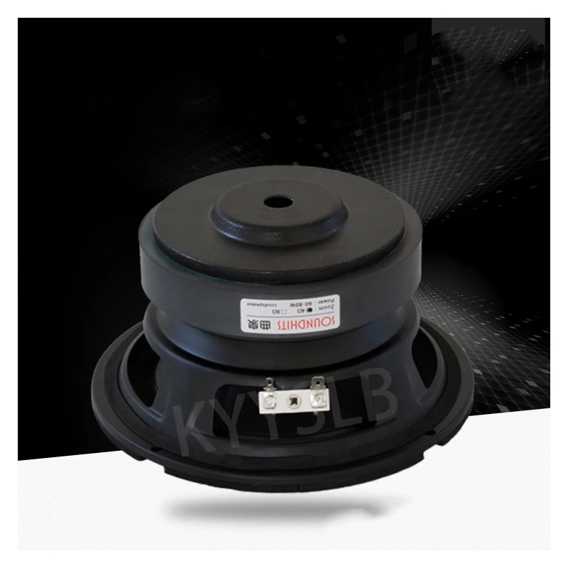 KYYSLB-altavoz Subwoofer de alta potencia para cine en casa, Unidad de altavoz de 6,5 pulgadas, modificación y actualización de Audio para coche, HIFI, 80W