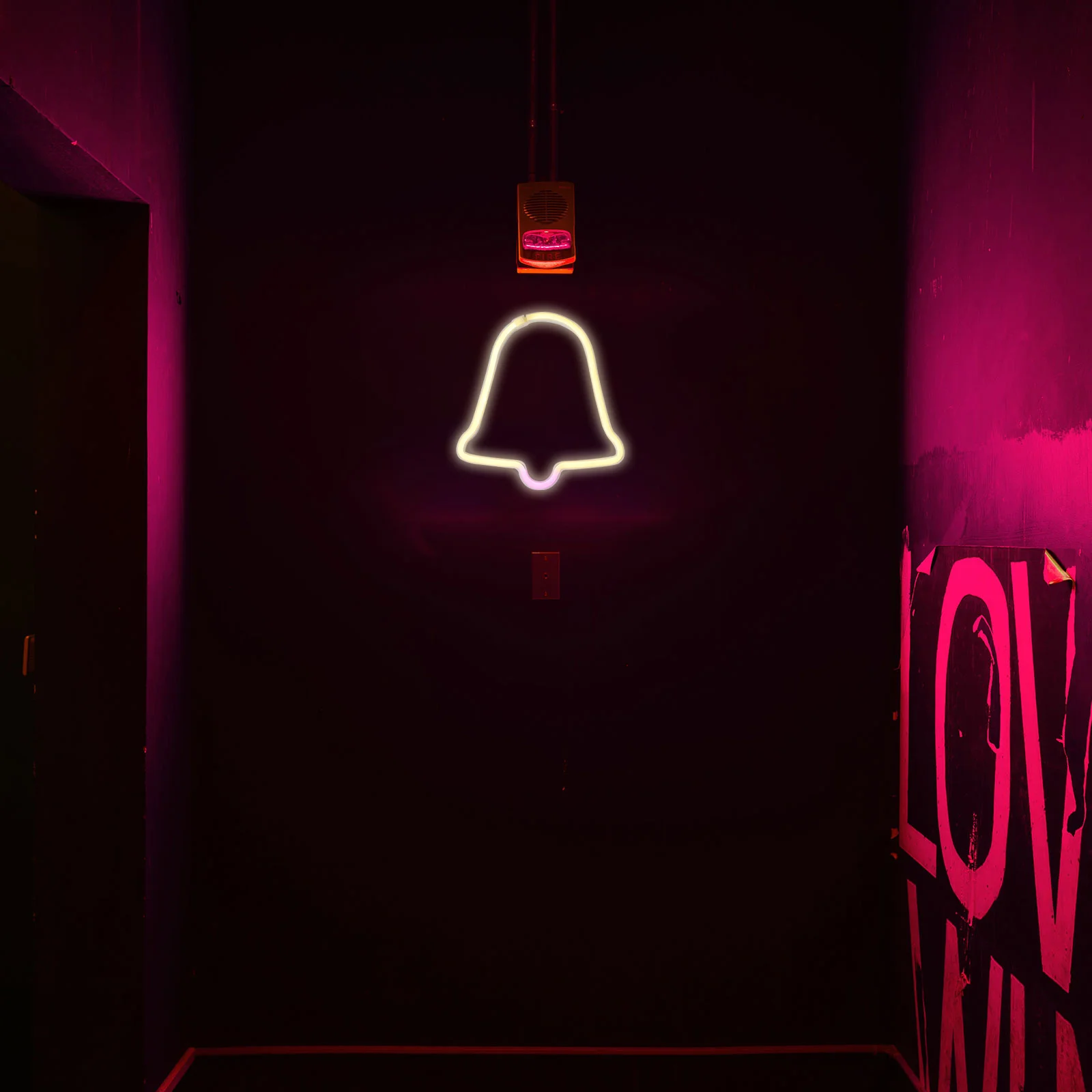 

Christmas Bell Neon Sign Light Decorative LED Wall Lights Christmas Party Neon Lights for Wall Decor Bedroom Decor