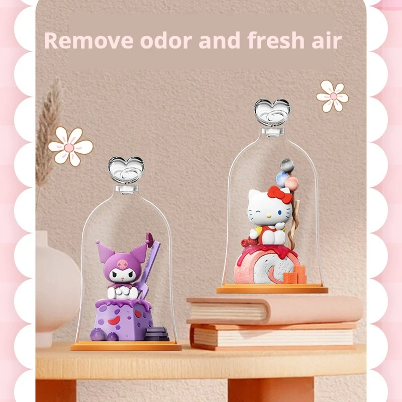 Genuine Sanrio Dessert Series Fragrance Ornaments Room Decor Kawaii Kuromi Hello Kitty Anime Peripheral Aromatherapy Ornaments