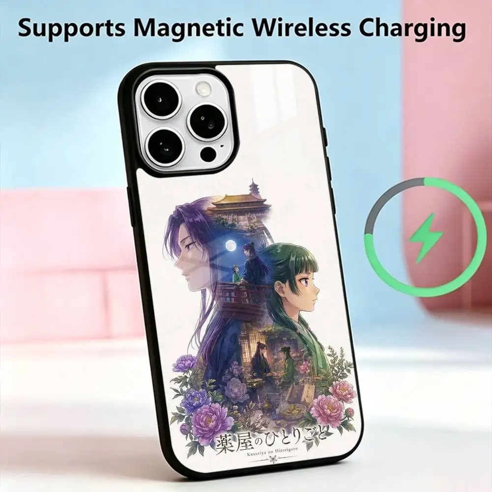M-Maomao The Apothecary Diaries Phone Case For IPhone17,16,15,14,13,12,11 Plus,Pro Compatible With Magnetic Wireless Charging