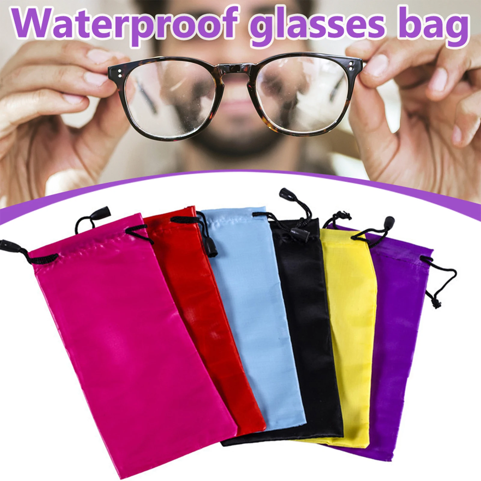 Unisex Multi Color Eyeglasses Pouches Micro Fiber Glasses Pouch For Eyeglasses for Eyeglasses Gadgets Cell Phones SNO88