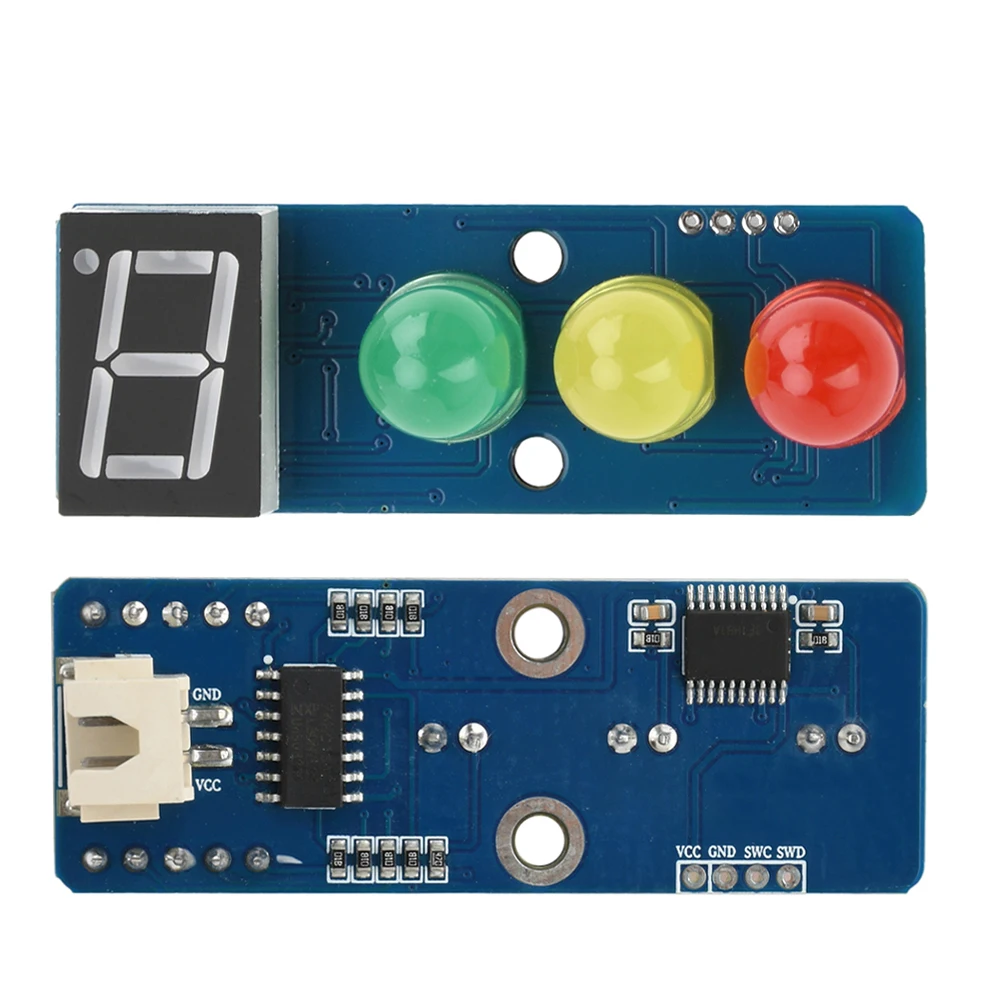 

3.3-5V Traffic Signal Light Module Mini Traffic Light LED Display Module Automatic Countdown Red Yellow Green LED