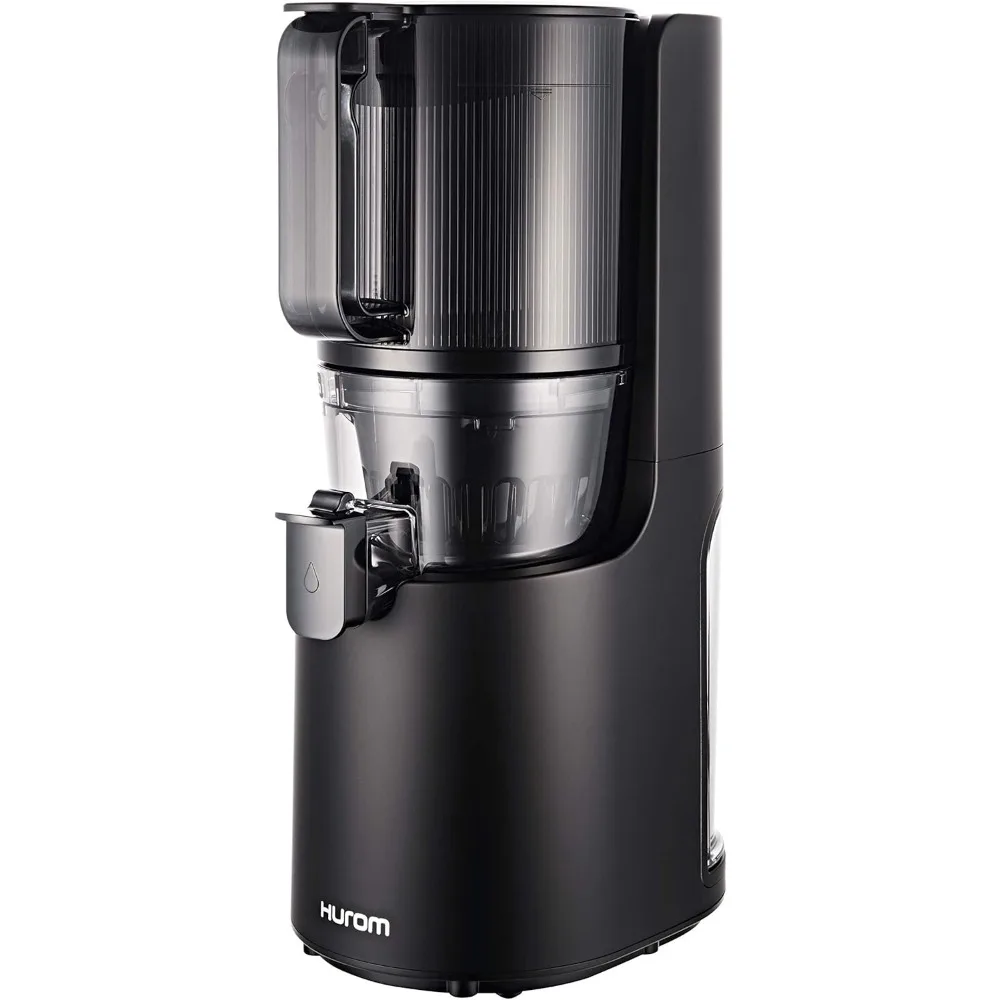 

H200 Easy Clean Slow Juicer, Matte Black | Hands Free | Hopper Fits Whole Produce Quiet Motor Scrub Free Cleaning