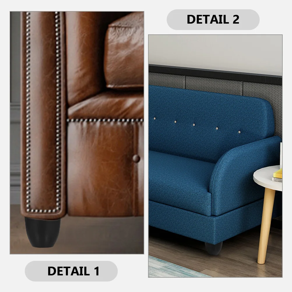 

6 шт. подушечки для ножек мебели, пластиковые регулируемые ножки для стула, дивана, винты на ножках стола, сменные опорные ножки для кровати M8 20, прочные