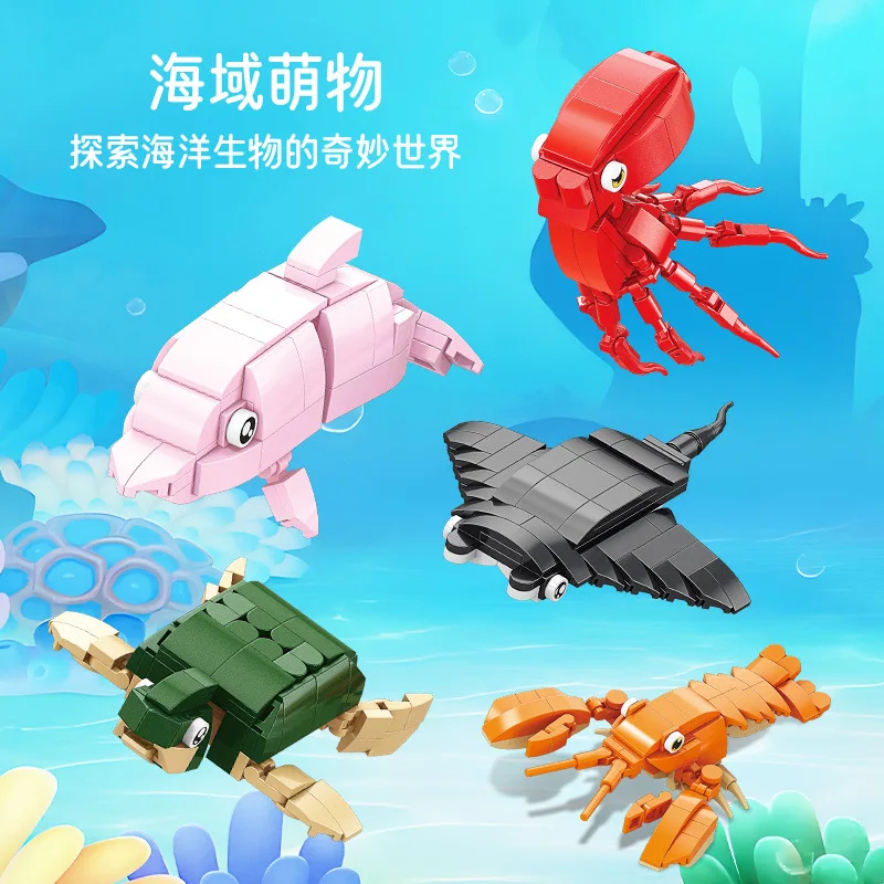 

Рождественские строительные блоки для взрослых, вставка, строительный набор «сделай сам», кирпичи, животные, декор стола, праздничные подарки, модели игрушек