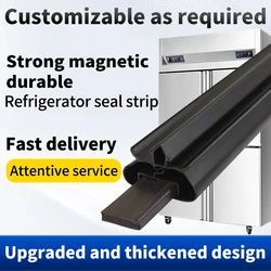 20m custom ice cabinet magnetic seal strip glass door gap strip PVC rubber sealing ring door gasket