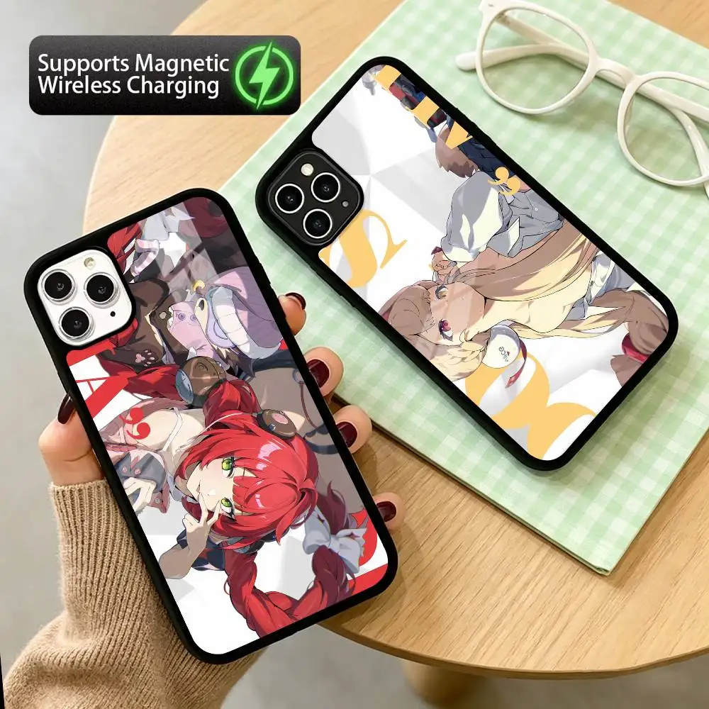 

Y-Yuzuha x Alice ZZZ Phone Case For iPhone17,16,15,14,13,12,11 Plus,Pro Supports Magnetic Wireless Charging