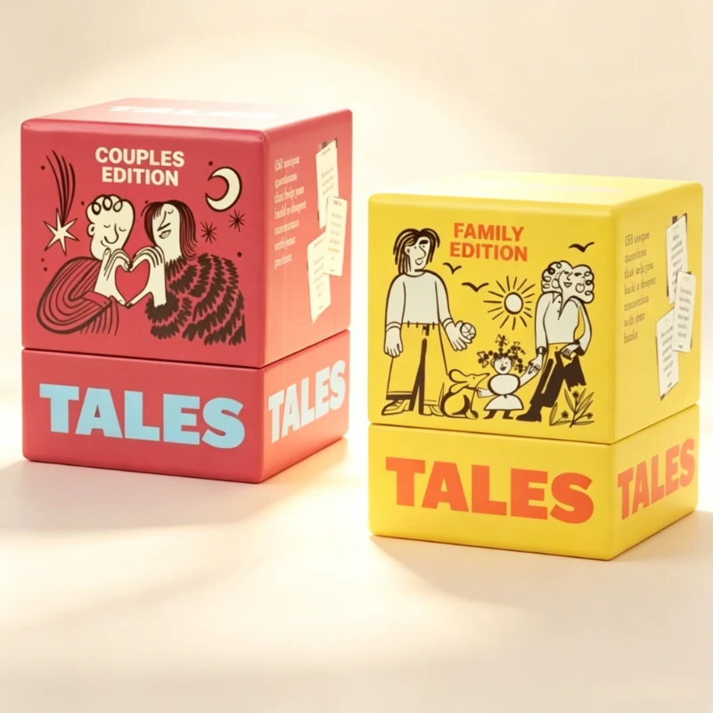 Tales Story Dice Game Couples & Family Edition Interactive Storytelling Game for Date Night & Family Part Creative Tabletop Game