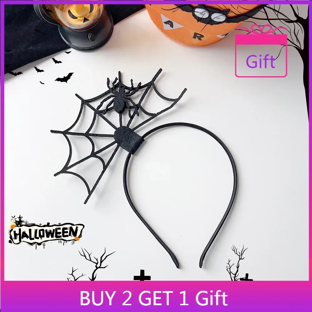 

Halloween Costume Accessories Set Spooky Bat Ghost Pumpkin Hair Clips Party Hairstyle Decor for Women