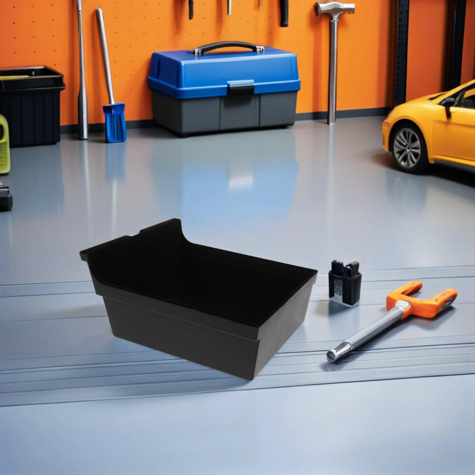 

3pcs Center Console Organizer Storage Interior Hidden Compartment For Y/3 2021 Flocking Liner Plastic