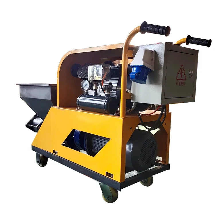 High quality 220v 380v automatic electric wall concrete cement plastering mortar plaster spraying machine