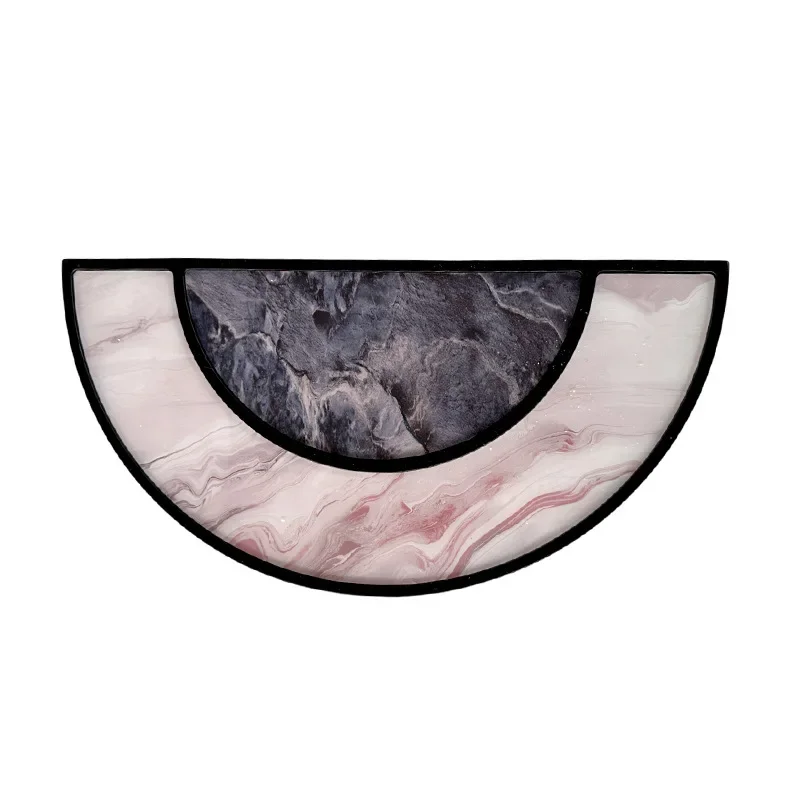 

New Chinese style semicircular handle, glass door handle, marble villa luxury Chinese restaurant luxury door handle