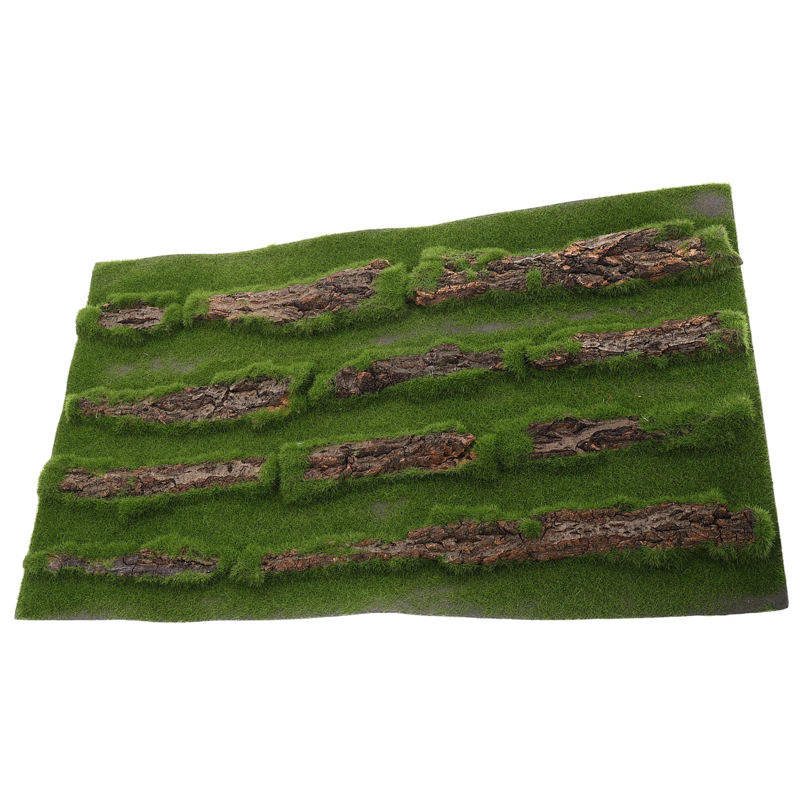 

Turtle Basking Mat Realistic Bark Texture Waterproof Durable Easy Terrarium Carpet Fish Tank Decoration Pet