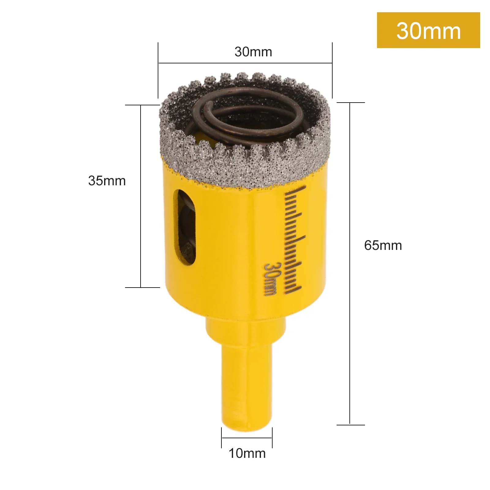 20-60mm Hole Saw Cutter Drilling Drill Bit Hole Opener Triangle Shank For Granite Tile Marble Concrete Diamond Drill Bit