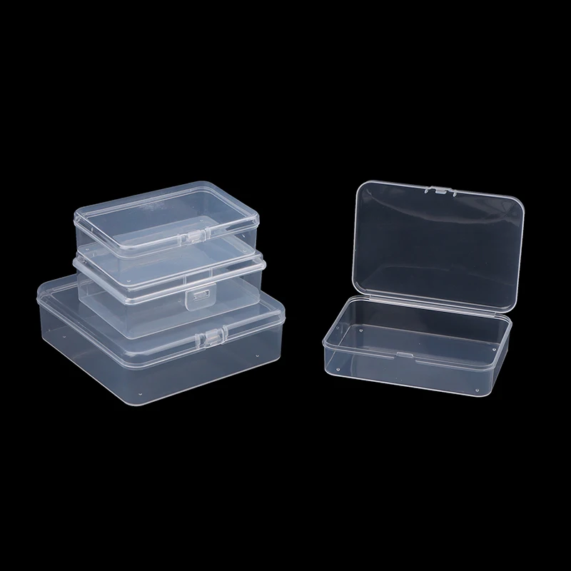 Mini Boxes Plastic Storage Box Practical Frosted Translucent Toolbox Bead Jewelry Case Display Organizer Container