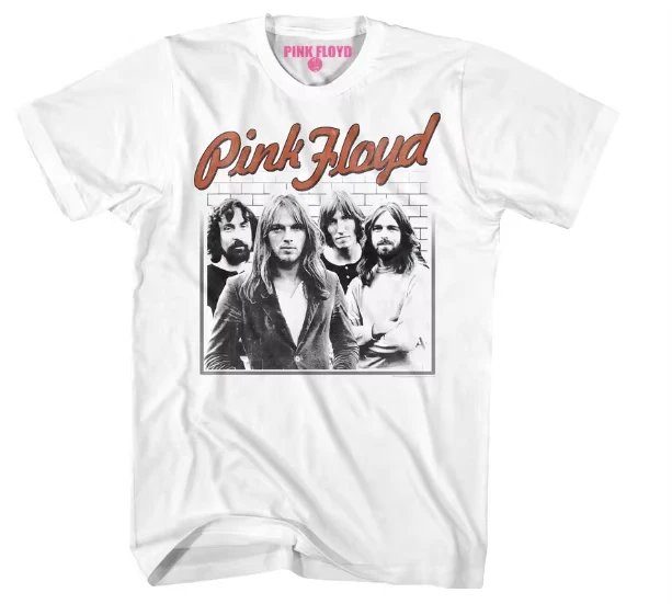 Unisex Vintage Oversized Cotton Short Sleeve T-Shirt, Pink Floyd The Division Bell 1994 Band Graphic Women And Men T-Shirt