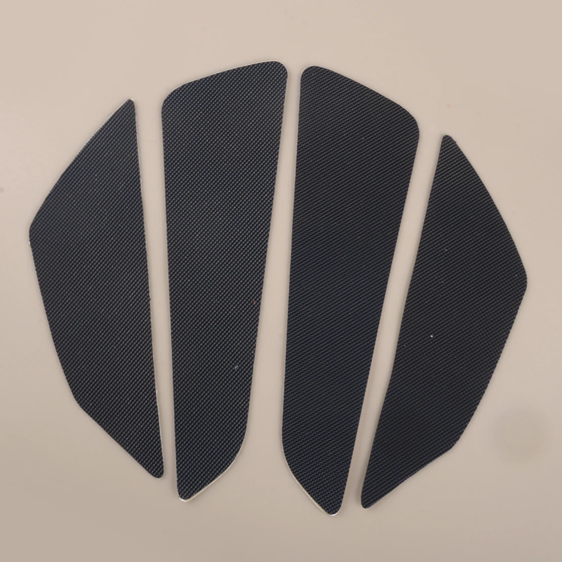 

Universal Motorcycle Gas Fuel Tank Side Traction Knee Grip Protector Pads Stickers Black Rubber