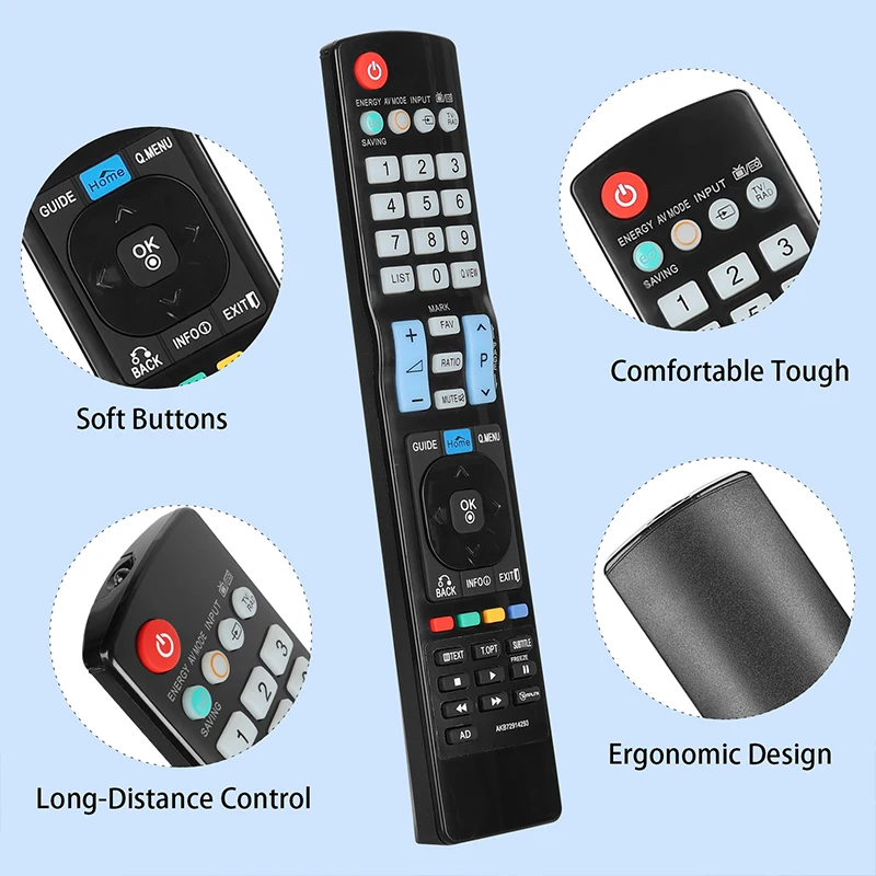 AKB72914293 Remote Control For LG TV 26LD350 32LD351 32LD420 32LD428 32LD460 32LD465 37LD420 37LD450 37LD465 42LD450 42LD458