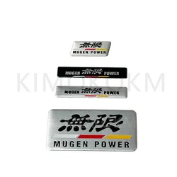 Car Stickers Mugen Logo Emblem Car Body Badge Sticker Decal Auto Accessory Car Decoration  For JDM Honda Fit CRV Mugen Power