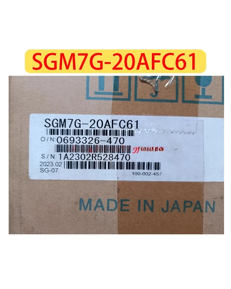 

Original Genuine，SGM7G-20AFC61 Brand new Servo Motor，SGM7G 20AFC61，Fast shipping