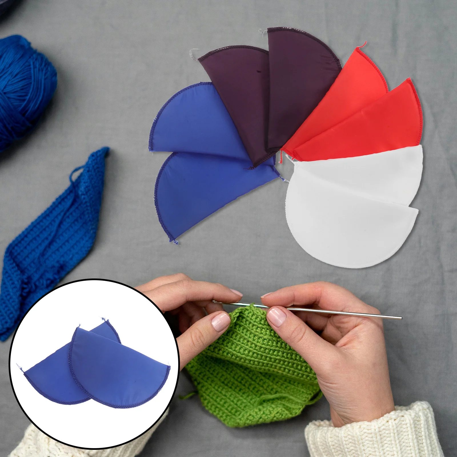 

Covered Set-In Shoulder Pads Universal Fit For Blazer Suit Coat Jacket Women Sewing Accessories Shoulder