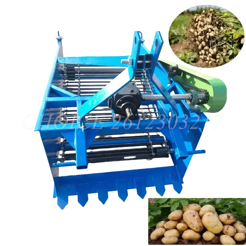 High Efficiency Agricultural Tractor Driven Sweet Potato Harvester Cassava Radish Digging Harvesting Maker with Lower Price