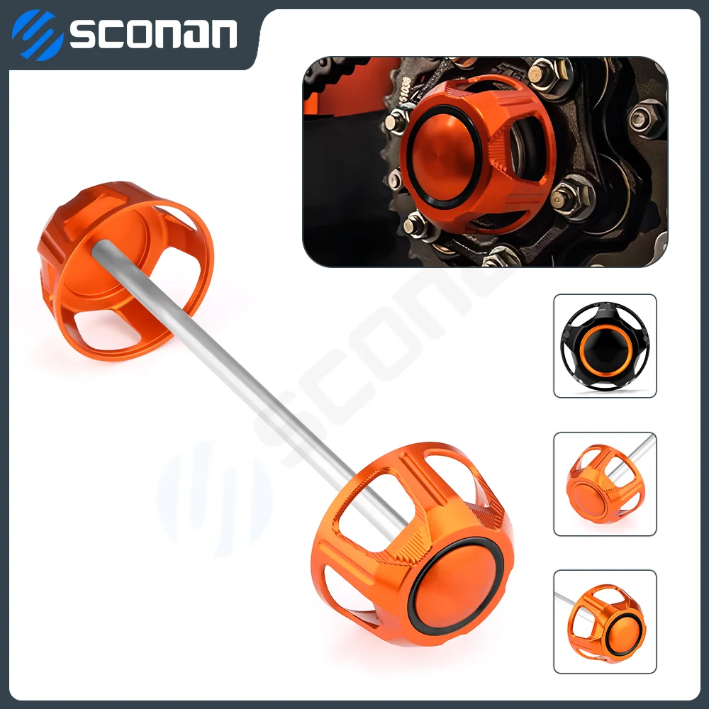 

For KTM 1390 SuperDuke R EVO 1390 Super Duke R 1390SUPERDUKE 2024 Motorcycle Accessories CNC Aluminum Rear Wheel Axle Protector