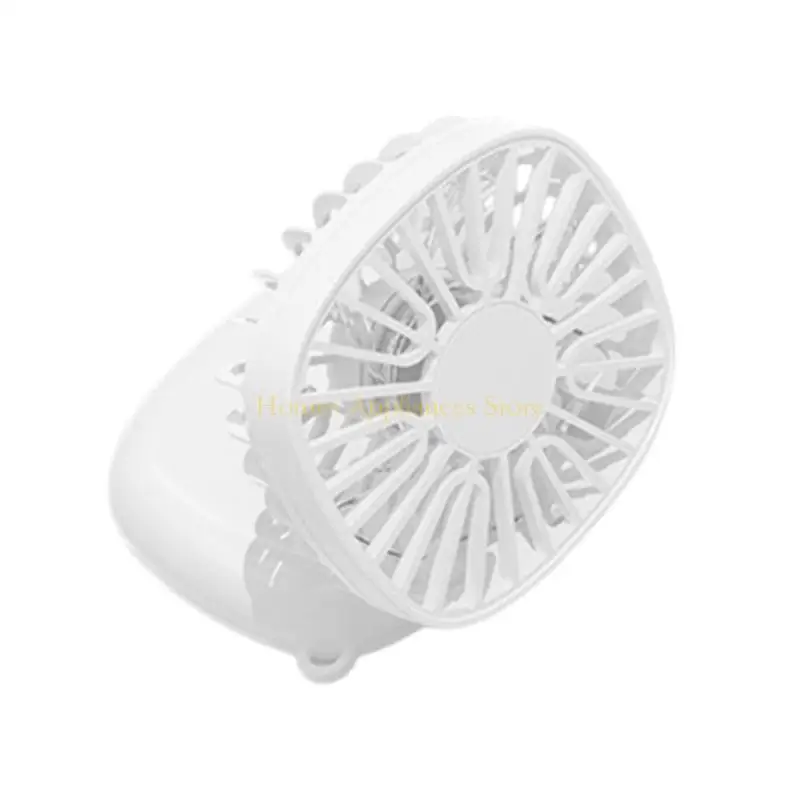 d0ab 3速度折りたたみ式ハンドヘルドファン小さな吊り下げネックファン冷却ファン