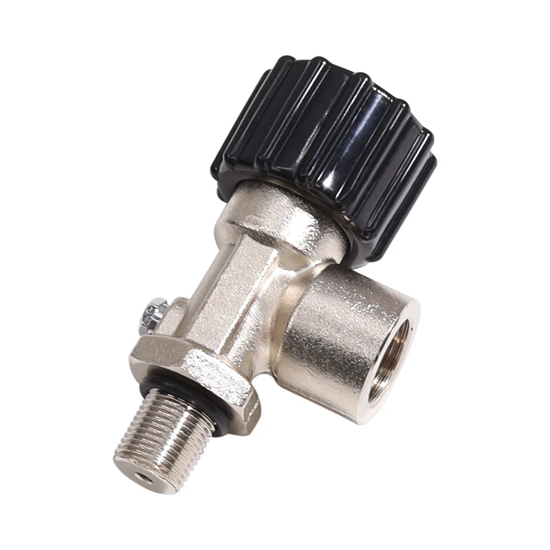 EMER 水族館シリンダーバルブインフレーションスイッチコネクタバルブ CO2 高圧バルブアルミニウム M18 から G5/8 スイッチコネクタ