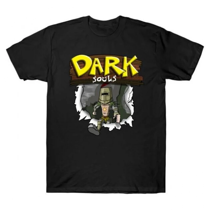 Dark Souls Praise the sun Gift T-shirt 0617 The Knight Solaire Graphic clothes Short sleeve Tee US Size Tops S-6XL