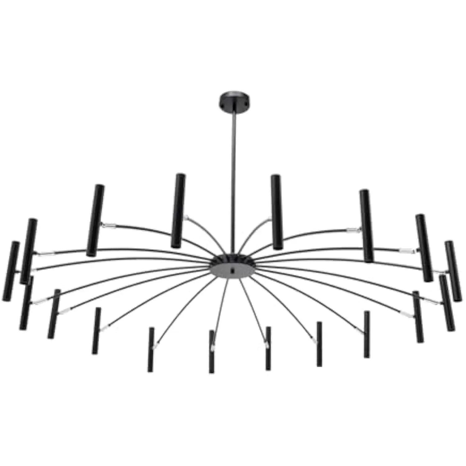 

Branch Chandelier Modern Metal Pendant Light Nordic Ceiling Lamp Fixtures Black Branch Pendant for Living Room, Dining Room, St