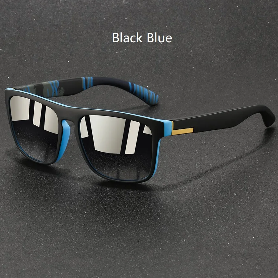 Modische Vintage Quadratische Sonnenbrille für Männer und Frauen Angeln Fahren Luxus Marken-Designer Sonnenbrillen Retro Eyewear – Detail 13