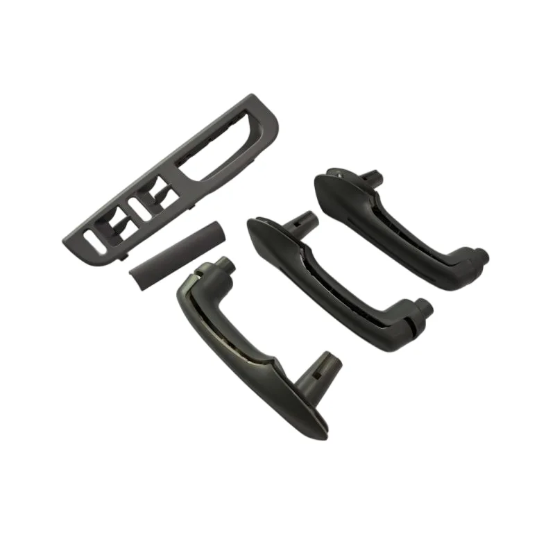 Grey Color Master Window Switch Control Panel Trim Bezel + Interior Door Grab Handle for 4 Doors for Golf Jetta Bora MK4