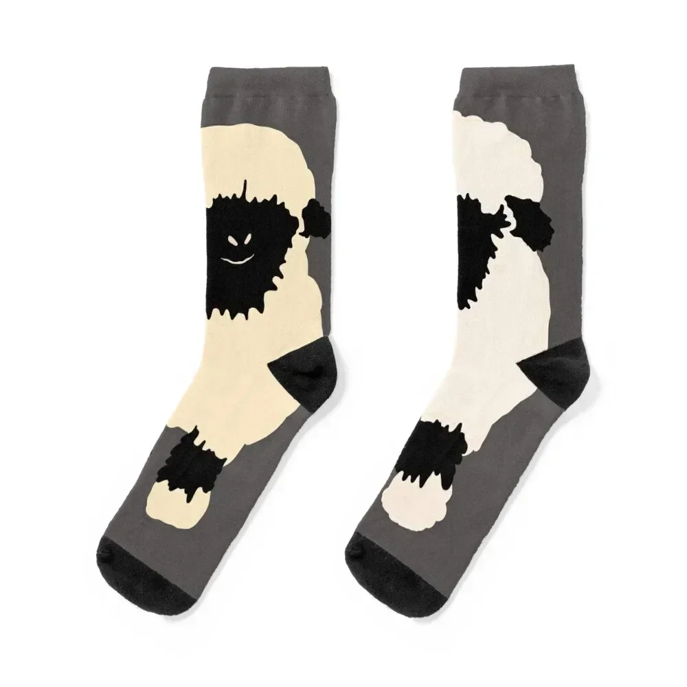 

Valais black nose sheep friends Socks luxe Stockings man kids Men Socks Women's