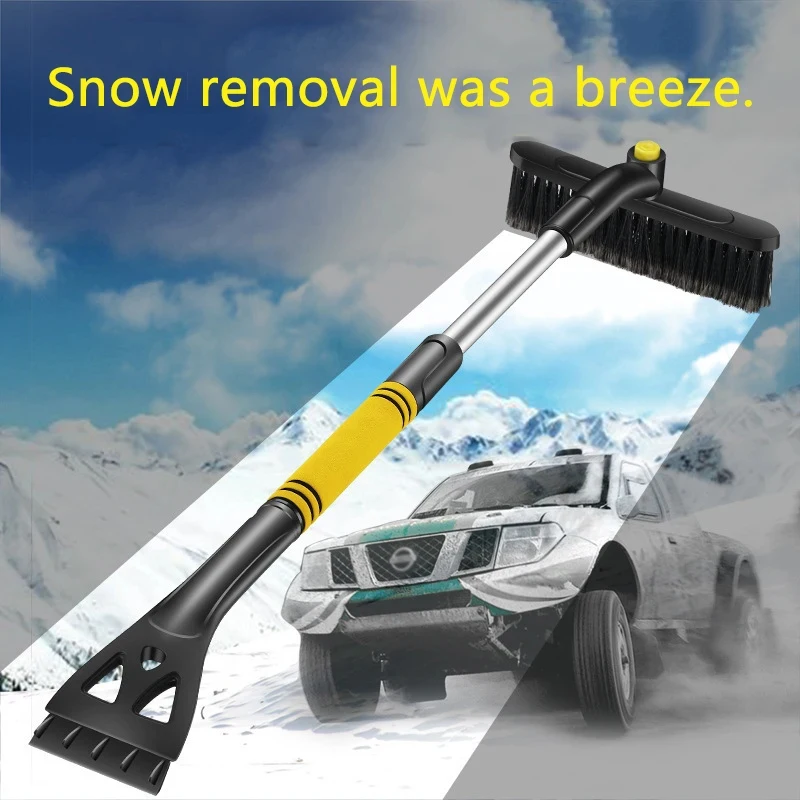 Car Snow Shovel Three-In-One Car Snow Shovel Snow Brush Defrost Ice Shovel Detachable Ice Scraper Snow Scraper