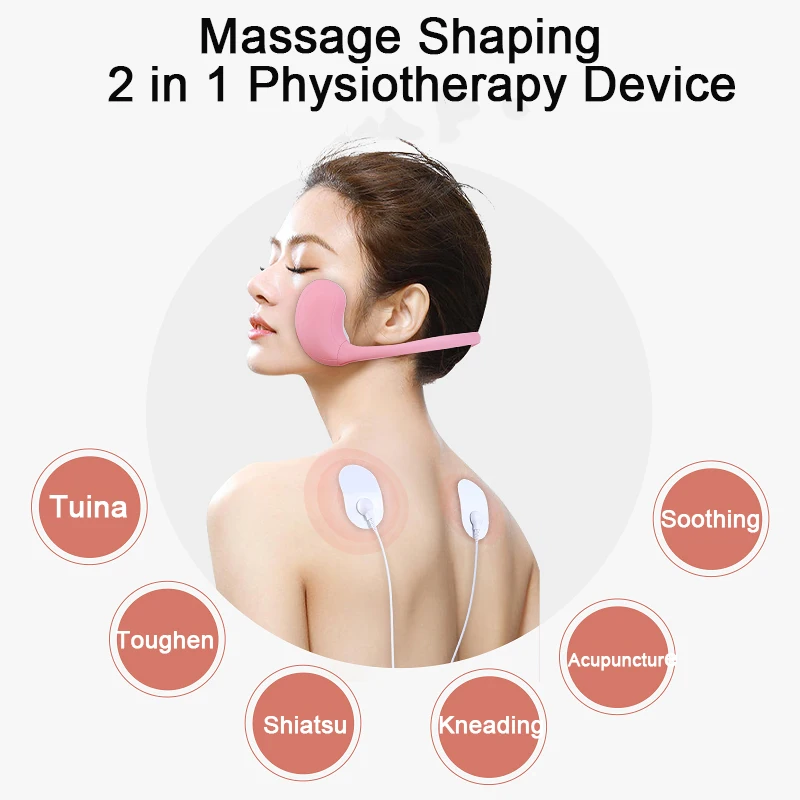 EMS フェイシャルリフティングデバイス顔引き締め顔痩身振動マッサージ電気 V フェイスマシン肩パルスマッサージ