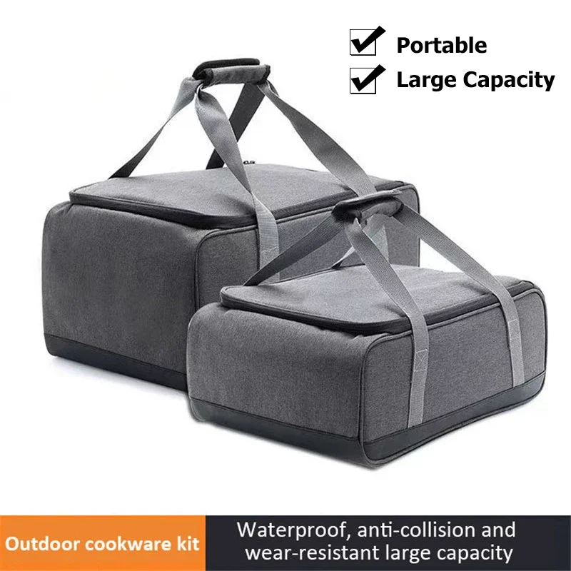 

Outdoor picnic multi-function storage bag stove top cooker gas tank portable self-driving camping bag handbag