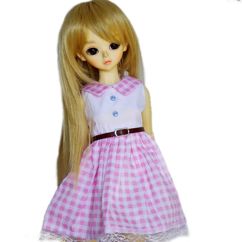 [wamami] 124# Pink/Red/Blue Dots Clothes/Dress 1/4 MSD 1/6 SD DZ AOD BJD Dollfie