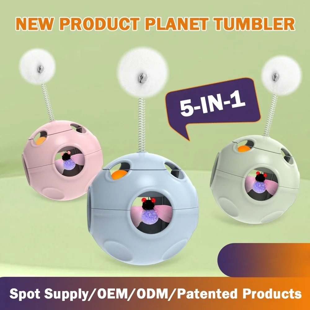 جديد زغب الكرة القط لعبة بهلوان ترفيه القطط لعبة تفاعلية القط إغاظة الكرة متعددة الوظائف مستلزمات الحيوانات الأليفة لعبة الحيوانات الأليفة