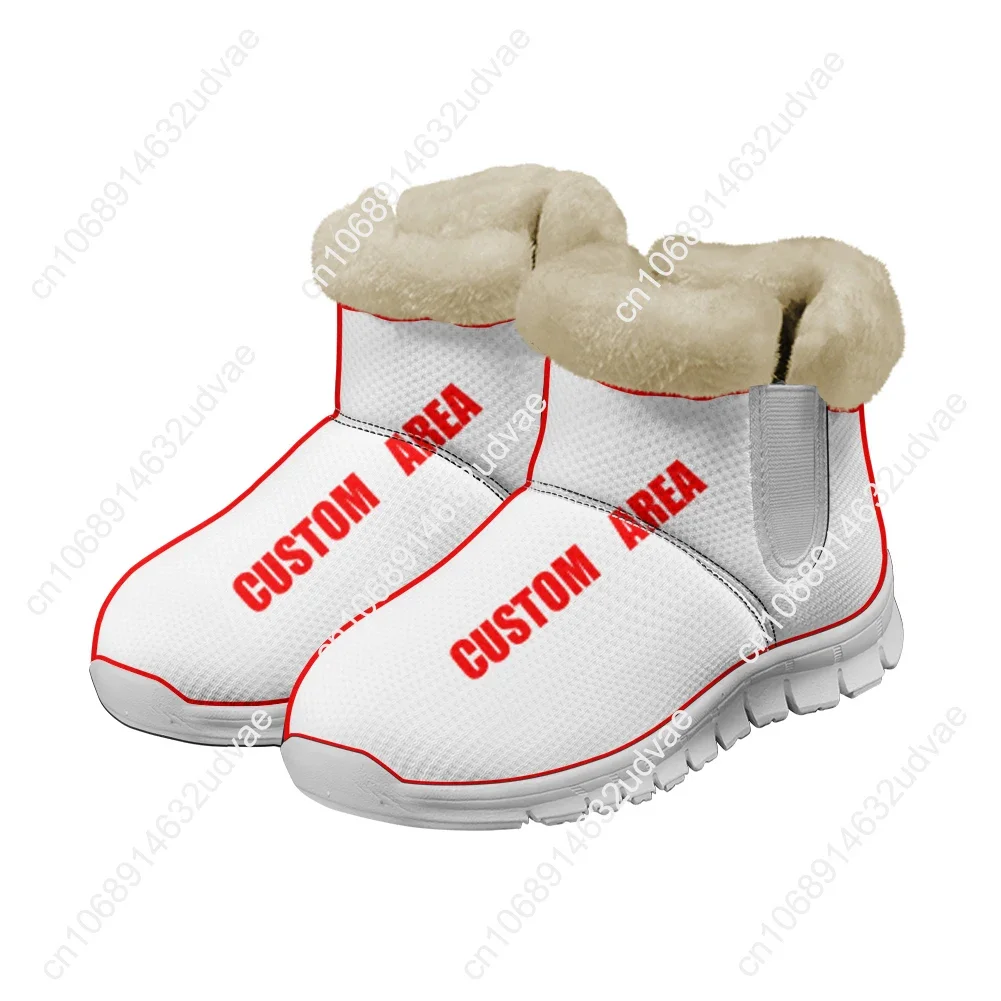 C-chaîne homme bottes de neige hommes femmes adolescent chaussures garder au chaud de haute qualité décontracté léger Couple sport baskets personnalisées