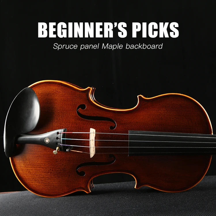

High Grade 4/4 Snake Wood Accessory Flame Maple Violin Wholesale Professional Level Handmade Spruce Wood Musical Fiddler