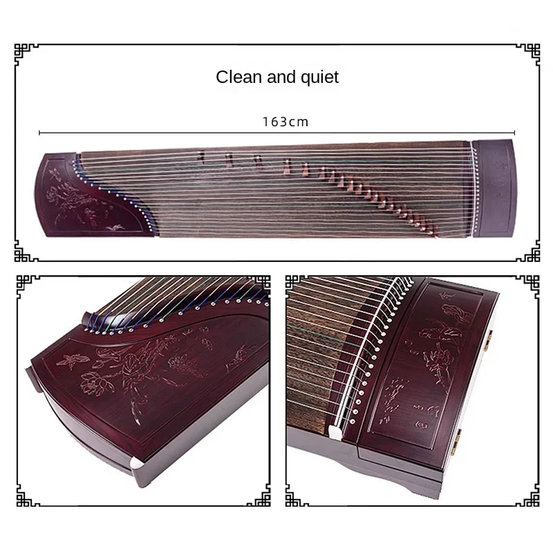 Guzheng Instrument Wooden Musical instruments Kids 21-string Mini Chinese Guzheng 1 M Professional Guqin Instrument Accessories