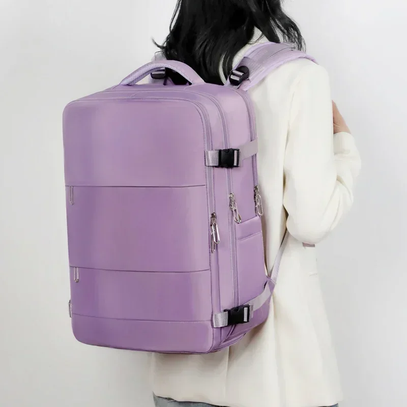 Expansion Large Capacity Nylon Travel Backpack 2026 Hot Sale Fabric Waterproof Backpack Multifunctional Commuting Computer Bag