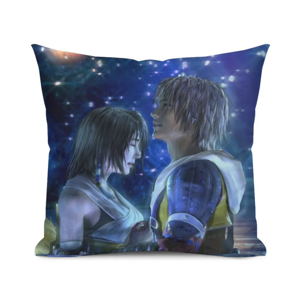 F-Final-Fantasy-X Pillowcase Cushions Cover Cushions Home Decoration Pillows For Sofa