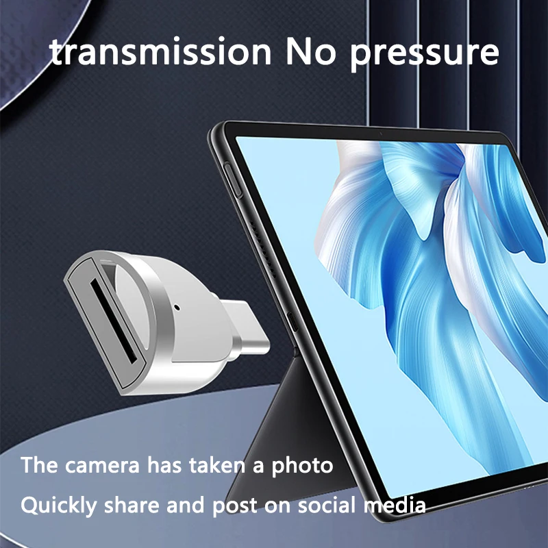 

Type C To Micro-SD TF Adapter Cardreader High Speed USB C Card Reader Smart Memory Card Reader For iPhone 15 Samsung Laptop