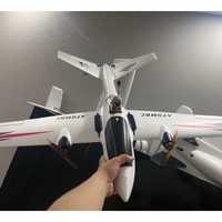 Atomrc Fpv Swordfish Fixed-Wing Model Double Engine V-Tail Rc Airplane Long-Distance Traverse Children'S Remote Control Toy Gift