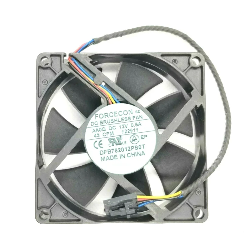 DASA0820R2U Case Fan for DELL Optiplex 790 990 9020 SFF 12V  80x20mm 4Wire 5Pin